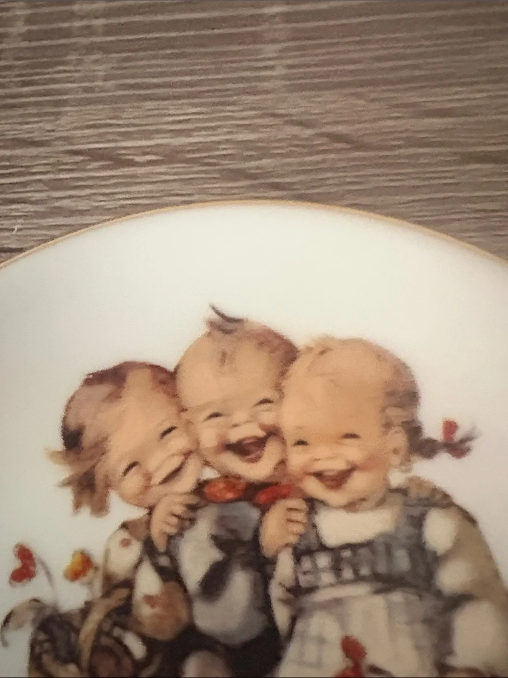 Vintage MJ Hummel “ Follow the Leader” Miniature Plate - Gently Used